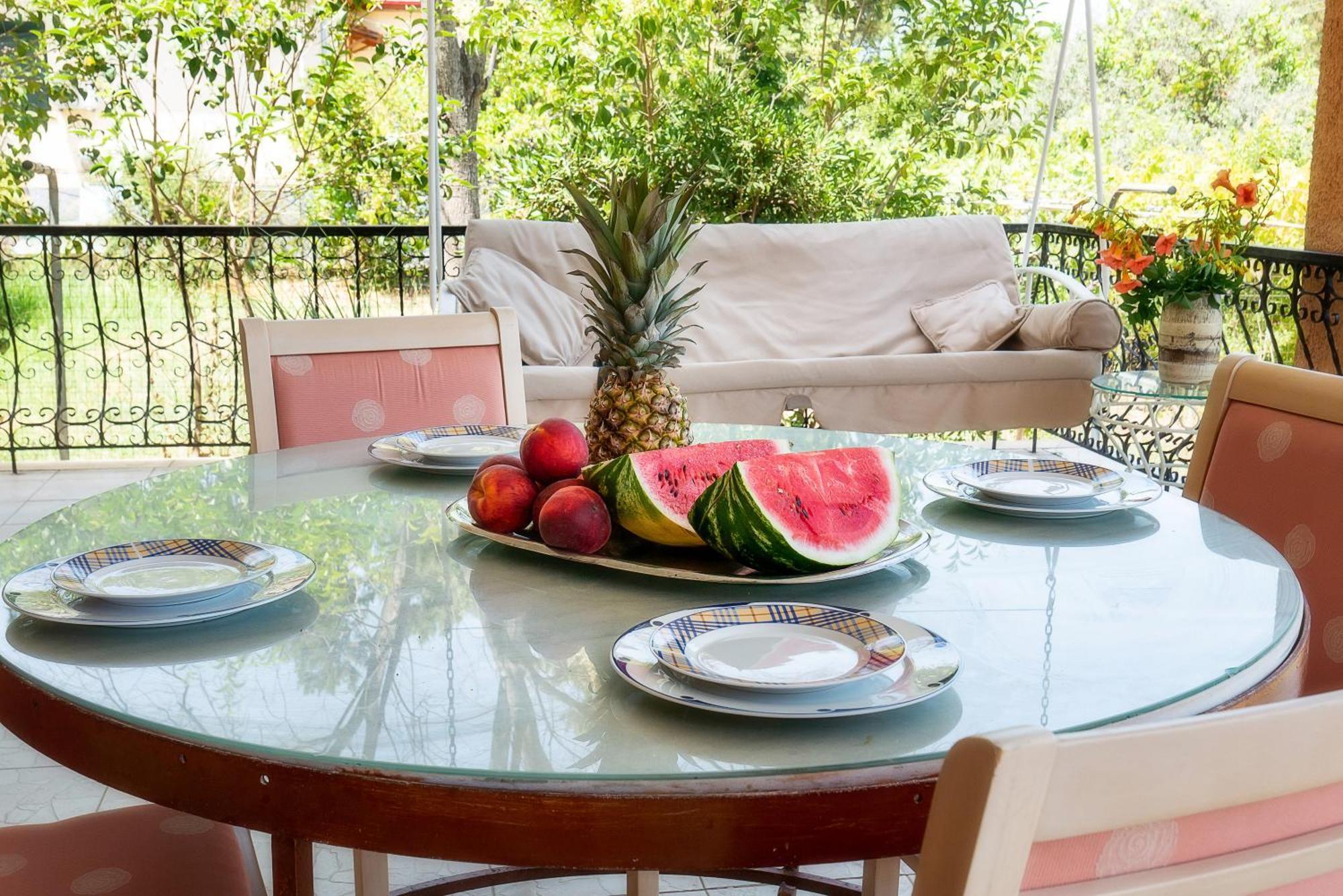 Green And Blue Villa Glykadi Экстерьер фото